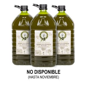 Aceite de Oliva Virgen Extra Sin Filtrar "La Espuerta" Cosecha 2025-2026 (Calidad Premium) Garrafa 5 litros, Caja 3 unidades