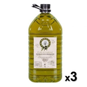Aceite-de-Oliva-Virgen-Extra-Filtrado-La-Espuerta-garrafa-5-litros-caja-3-unidades-Andalucia-Cordoba-Puente-Genil