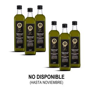 Aceite de Oliva Virgen Extra Sin Filtrar "La Espuerta" Cosecha 2025-2026 (Calidad Premium) Botella Cristal 75 cl., Caja 6 unidades