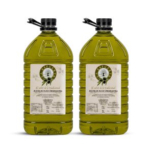 Aceite de Oliva Virgen Extra Filtrado "La Espuerta" Cosecha 2025-2026 (Calidad Premium) Garrafa 5 litros, Caja 2 unidades